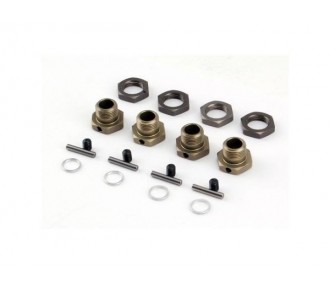 Ricambi per auto RC - LOSI - LST2/MUG/MGB - Set di esagoni per ruote da 17 mm (4) - FLASH RC