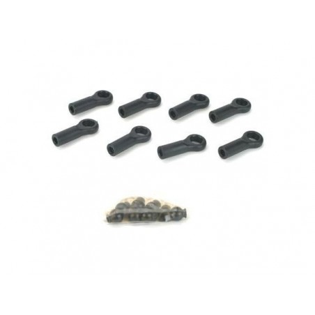 Ricambi per auto RC - LOSI - LST/LST2/AFT/MGB - Giunti a sfera (8) - FLASH RC