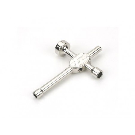 Spare parts for RC cars - LOSI - LST2/AFT/MGB - Steel cross key (17mm/10mm/8mm/1/4) - FLASH RC