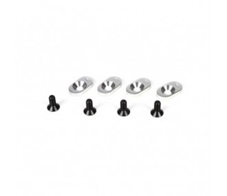 Ricambi per auto RC - LOSI - 5ive-T - Inserti supporto motore 19T (4) - FLASH RC
