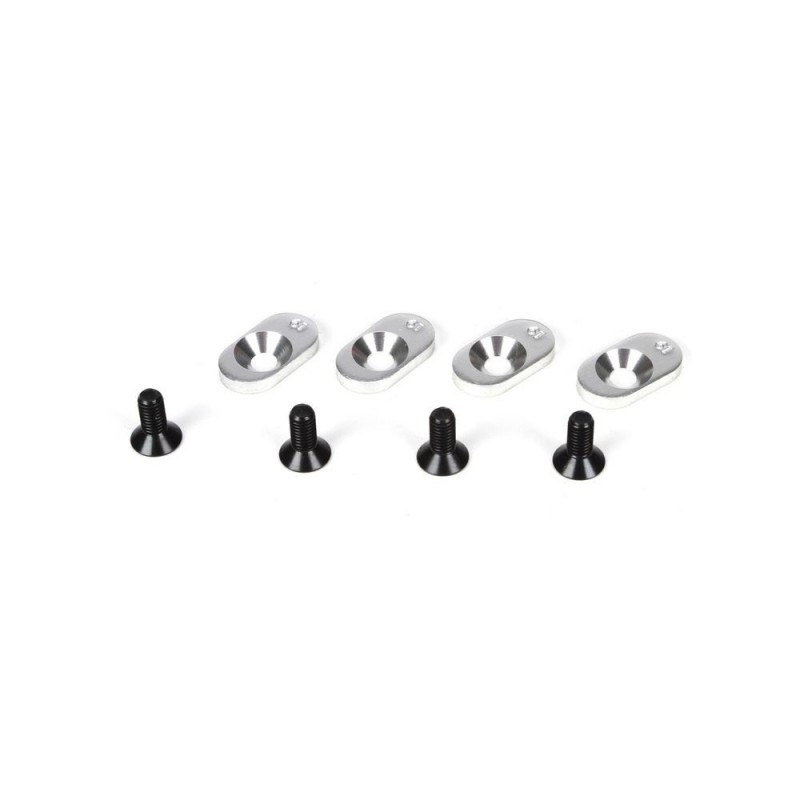 Piezas de repuesto para coches RC - LOSI - 5ive-T - 19T insertos de montaje del motor (4) - FLASH RC