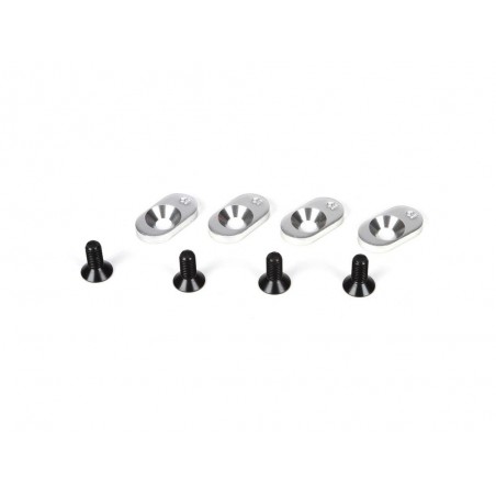 Piezas de repuesto para coches RC - LOSI - 5ive-T - 19T insertos de montaje del motor (4) - FLASH RC