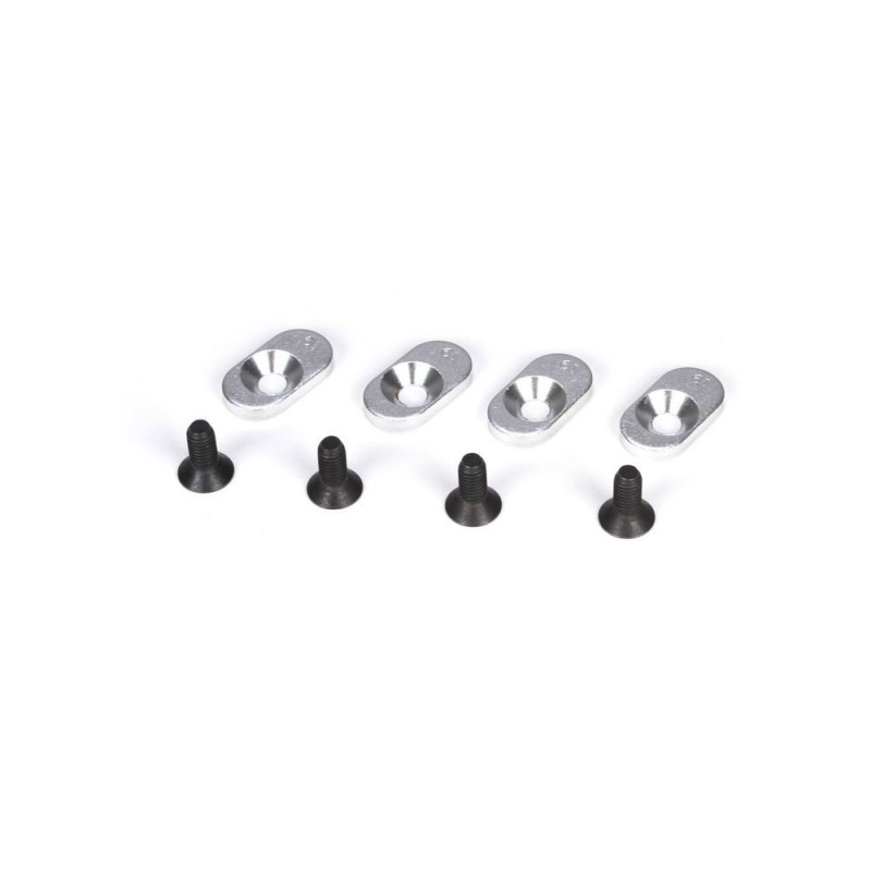 Recambios para coches RC - LOSI - 5ive-T - Tornillos e insertos para el soporte del motor, 18/58 (4) - FLASH RC