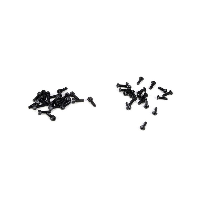 LOSI - 5ive-T -Vis à tête bombée M3x10 et bouchon(20) - FLASH RC