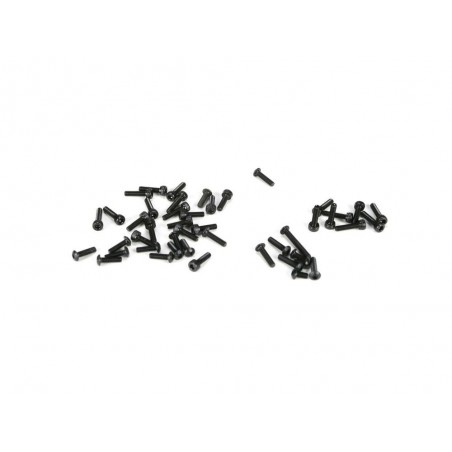 Piezas de repuesto para coches RC - LOSI - 5ive-T - Juego de tornillos M3 de cabeza plana (38) - FLASH RC