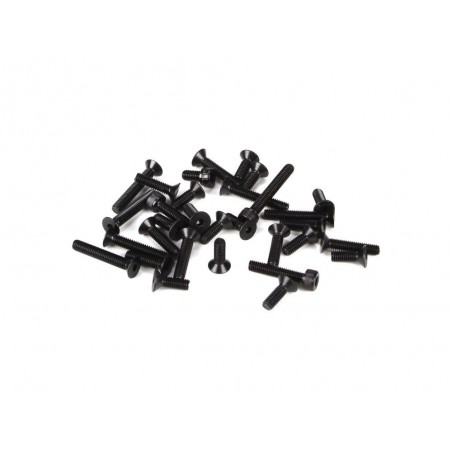 Ersatzteile RC-Cars - LOSI - 5ive-T -Sortiment Senkkopfschrauben M4 (32) - FLASH RC