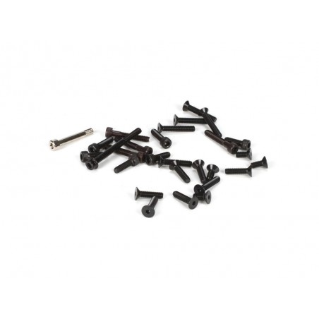 Spare parts for RC cars - LOSI - 5ive-T - M5 countersunk screw set (24) - FLASH RC
