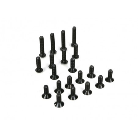 Ricambi per auto RC - LOSI - 5ive-T - Set di viti svasate M6 (20) - FLASH RC