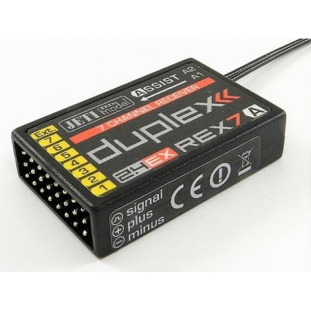 JETI - Empfänger REX 7 ASSIST Duplex 2.4EX JETI - FLASH RC