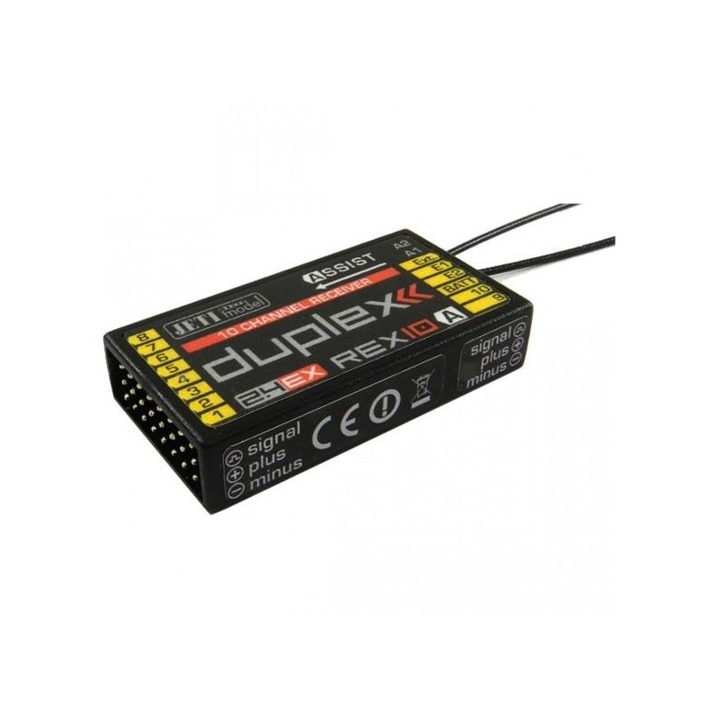 JETI - REX 10 ASSIST Ricevitore duplex 2.4EX JETI - FLASH RC