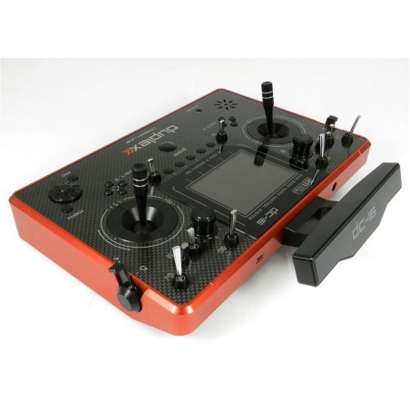 Radio Controls - Jeti DC-16 G2 Carbon Line Red Multimode 2.4Ghz + R10 - FLASH RC