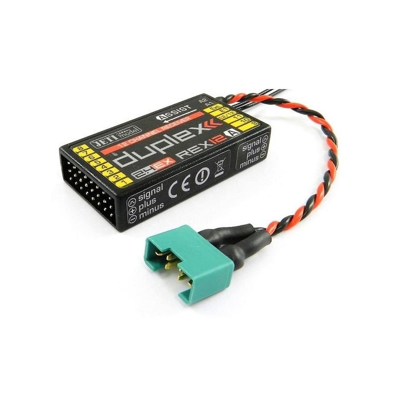 JETI - REX 12 ASSIST Receptor Duplex 2.4EX JETI - FLASH RC