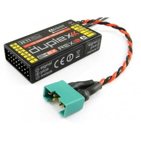 JETI - REX 12 ASSIST Ricevitore duplex 2.4EX JETI - FLASH RC