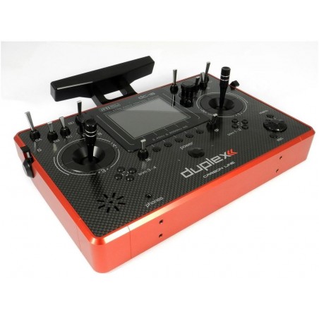 Radiocomandi - Jeti DC-16 G2 Carbon Line Red Multimode 2.4Ghz + R10 - FLASH RC