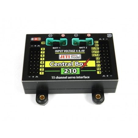 Box (Powerbox, Emcotec, Jeti, ...) - Central Box 210 Duplex 2.4EX + 2x Rsat2 + 1x RC switch - Jeti - FLASH RC