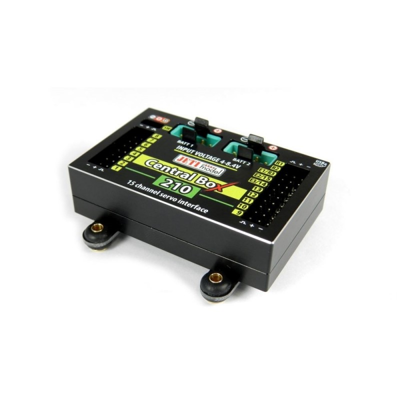Box (Powerbox, Emcotec, Jeti, ...) - Central Box 210 Duplex 2.4EX + 2x Rsat2 + 1x RC switch - Jeti - FLASH RC