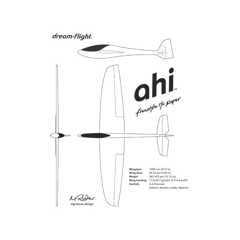 Crochets de remorquage & treuillage - Ahi env.1,20m DREAM FLIGHT - FLASH RC