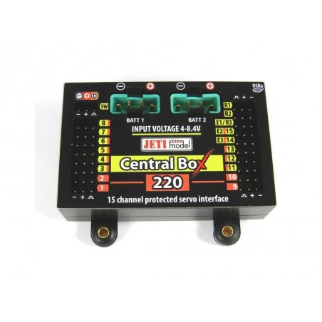 Caja (Powerbox, Emcotec, Jeti, ...) - Caja Central 220 Duplex 2.4EX - Jeti - FLASH RC