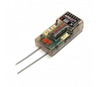 DSM2/DSMX 2.4Ghz SPEKTRUM - Spektrum AR637T Ricevitore di telemetria AS3X a 6 canali - RC FLASH