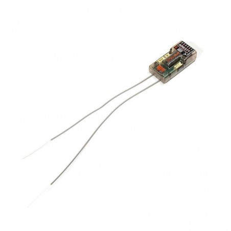 DSM2/DSMX 2.4Ghz SPEKTRUM - Spektrum AR637T télémétrie récepteur 6 Voies AS3X - FLASH RC