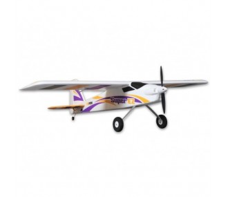 RC Seaplanes - FMS Trainer Super EZ V4 Aircraft with PNP floats + Reflex gyro approx.1.22m - FLASH RC