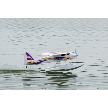 Idrovolanti RC - FMS Trainer Super EZ V4 con galleggianti PNP + giroscopio Reflex circa 1,22m - FLASH RC
