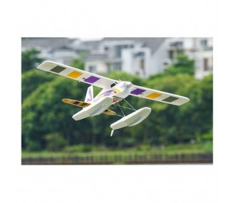 Hidroaviones RC - FMS Trainer Super EZ V4 Avión con flotadores + RTF Modo 2 giróscopo aprox.1.22m - FLASH RC 2