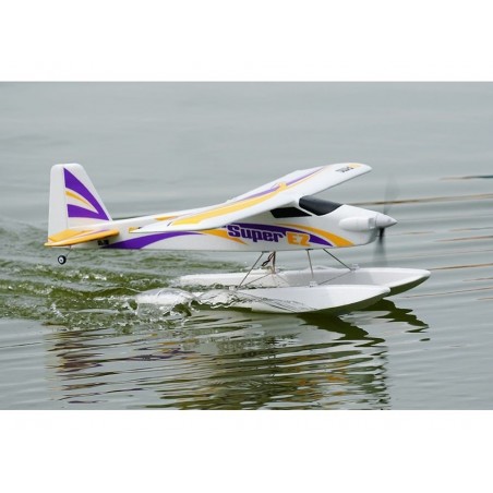 RC Seaplanes - FMS Trainer Super EZ V4 Aircraft with floats + RTF Mode 2 gyro approx.1.22m - FLASH RC