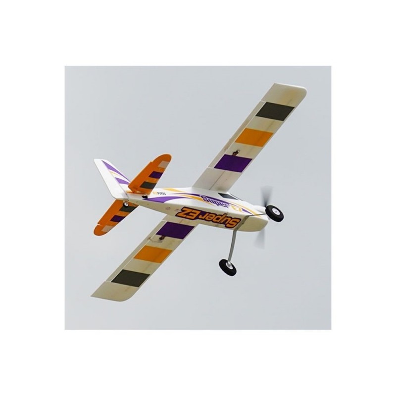 RC Wasserflugzeuge - FMS Trainer Super EZ V4 Flugzeug mit Schwimmern + Gyro Reflex RTF Mode 2 ca.1.22m - FLASH RC