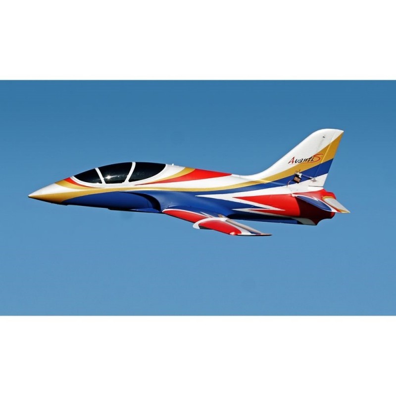 RC-Jets - Jet FMS Avanti V3 PNP Kit + Gyro REFLEX 70mm EDF - FLASH RC