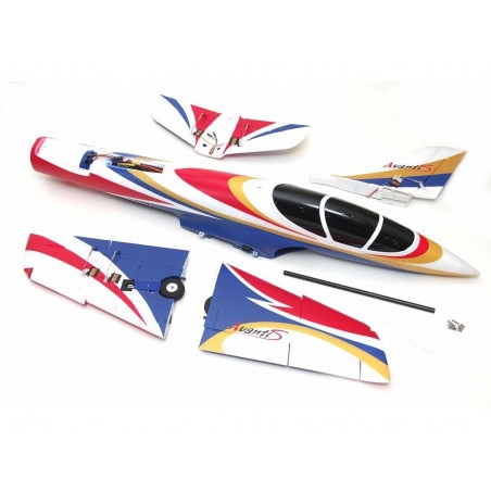 RC-Jets - Jet FMS Avanti V3 PNP Kit + Gyro REFLEX 70mm EDF - FLASH RC