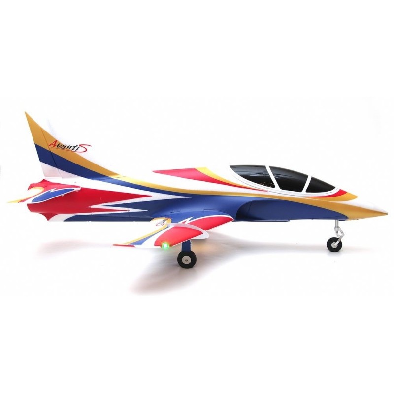 RC-Jets - Jet FMS Avanti V3 PNP Kit + Gyro REFLEX 70mm EDF - FLASH RC