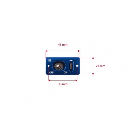 Interruptores - Interruptor simple tomas JR / recarga - FLASH RC