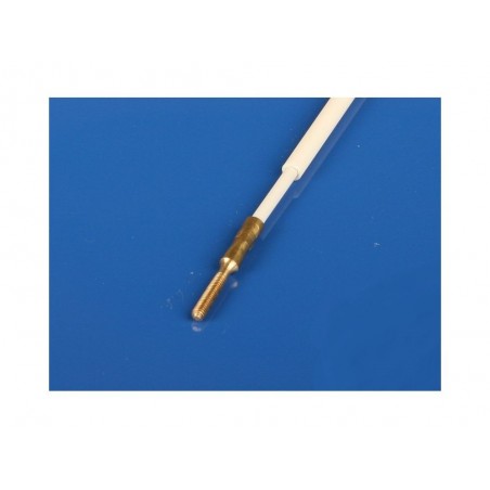 Pre-assembled linkages - Flexible octagonal bowden cable M3 diam. 4.2/2.7mm, length 1m-white - FLASH RC