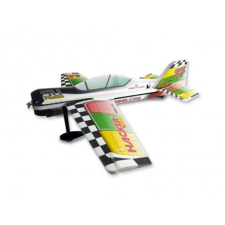 RC Aerobatic Aircraft - Hacker Aircraft model SU-Preme ARF approx.1.20m red/green/yellow - FLASH RC