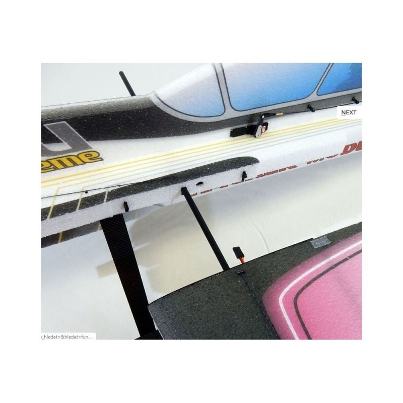 Avion Hacker model SU-Preme ARF env.1.20m rouge/vert/jaune - FLASH RC