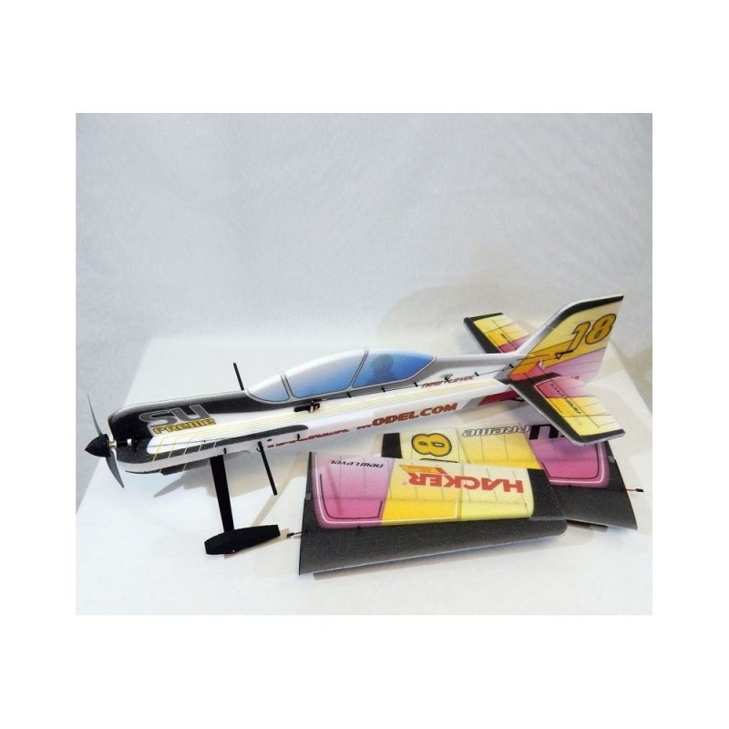 RC Aerobatic Aircraft - Hacker Aircraft model SU-Preme ARF approx.1.20m red/green/yellow - FLASH RC