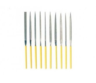 Pliers, files, taps - Diamond needle files 140mm - 10pcs - FLASH RC