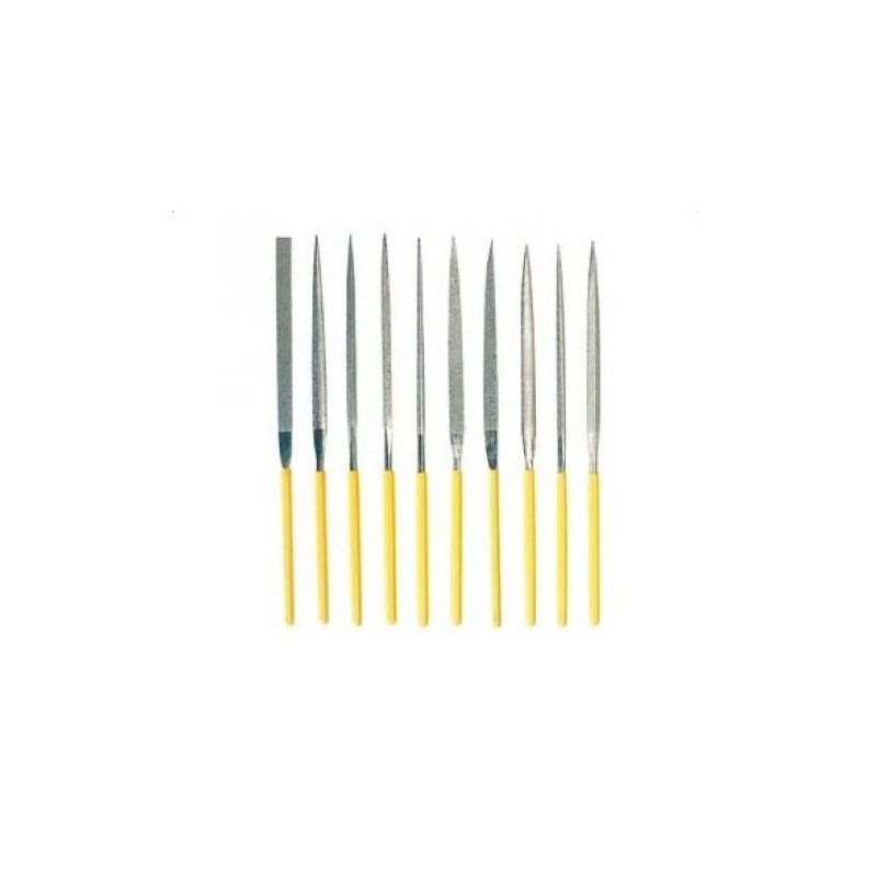 Pinze, lime, maschi - Lime ad ago diamantate 140 mm - 10 pezzi - FLASH RC