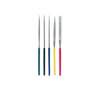 Pliers, files, taps - Diamond needle files 100mm - 5pcs - FLASH RC