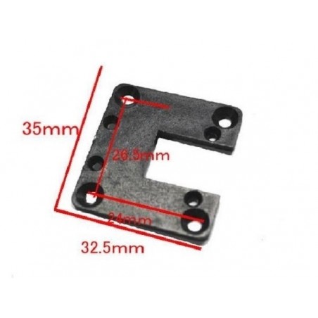 Retractores para aviones - Retractores metálicos eléctricos 3.0mm / 75° - Dynam - FLASH RC