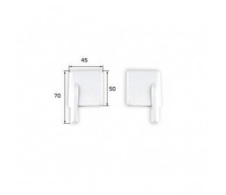 Servo covers - Plastic servo covers 70x45mm (1x pair) Topmodel CZ - FLASH RC