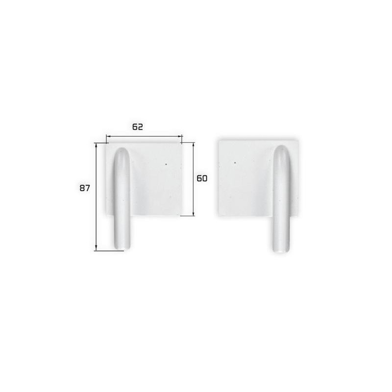Servo covers - Plastic servo covers 87x62mm (1x pair) Topmodel CZ - FLASH RC