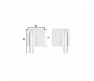 Servo covers - Plastic servo covers 85x60mm (1x pair) Topmodel CZ - FLASH RC