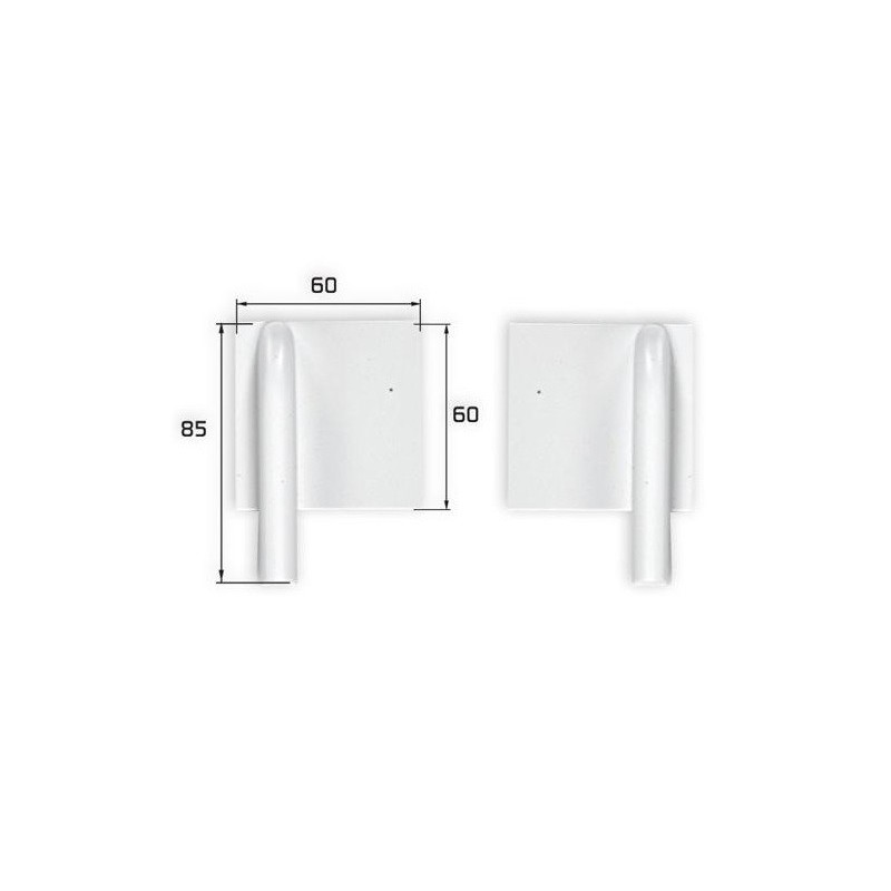 Copriservo - Copriservo in plastica 85x60mm (1x coppia) Topmodel CZ - FLASH RC