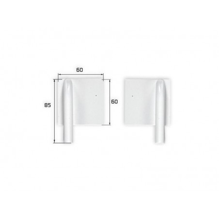 Servo covers - Plastic servo covers 85x60mm (1x pair) Topmodel CZ - FLASH RC
