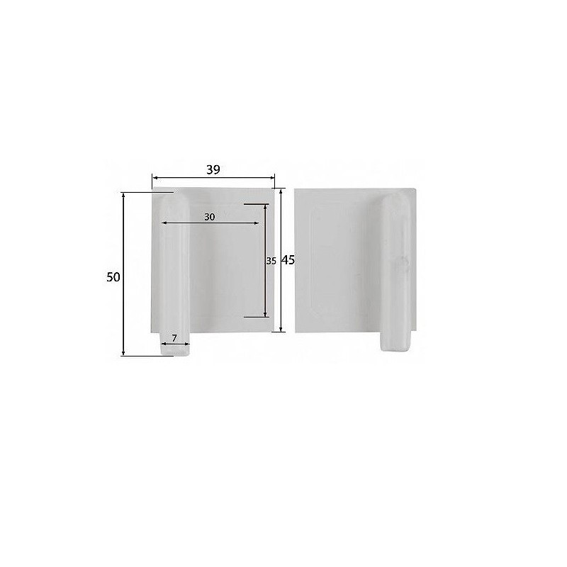 Copriservo - Copriservo in plastica 40x45mm (1x coppia) Topmodel CZ - FLASH RC