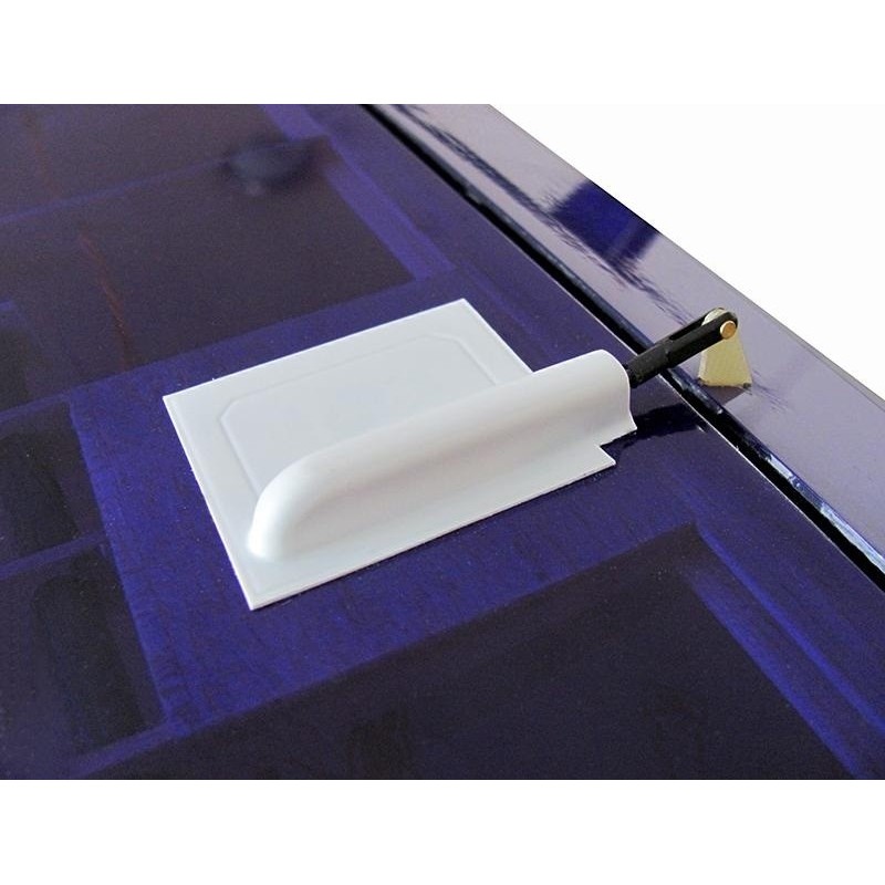 Servoabdeckungen - Servoabdeckungen Kunststoff 40x45mm (1x Paar) Topmodel CZ - FLASH RC