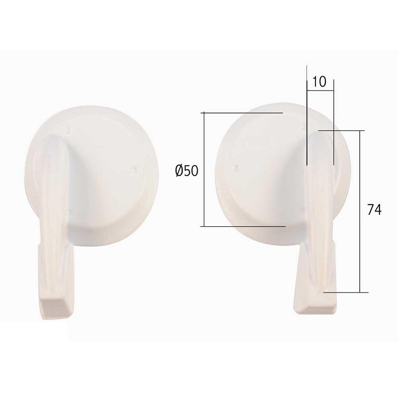 Copri servo - Copri servo per HS-80/81/82/85 dia.58mm (1x coppia) Topmodel CZ - FLASH RC