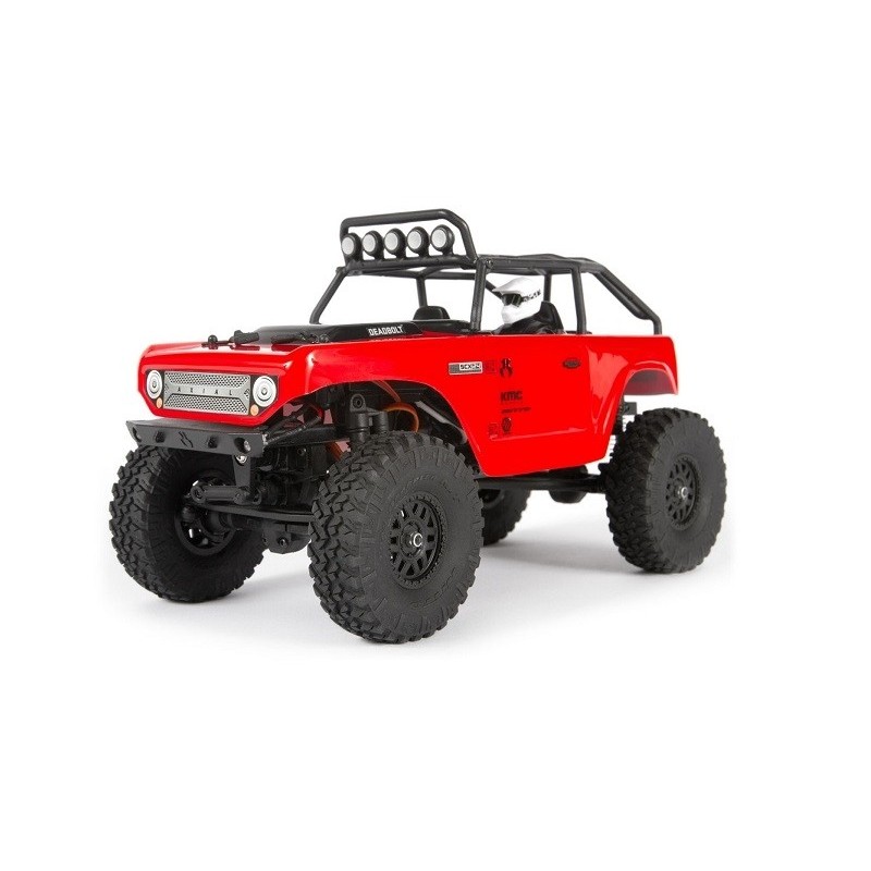 Crawlers RC - Axial SCX24 Deadbolt 1/24th Scale 4WD RTR rosso - FLASH RC